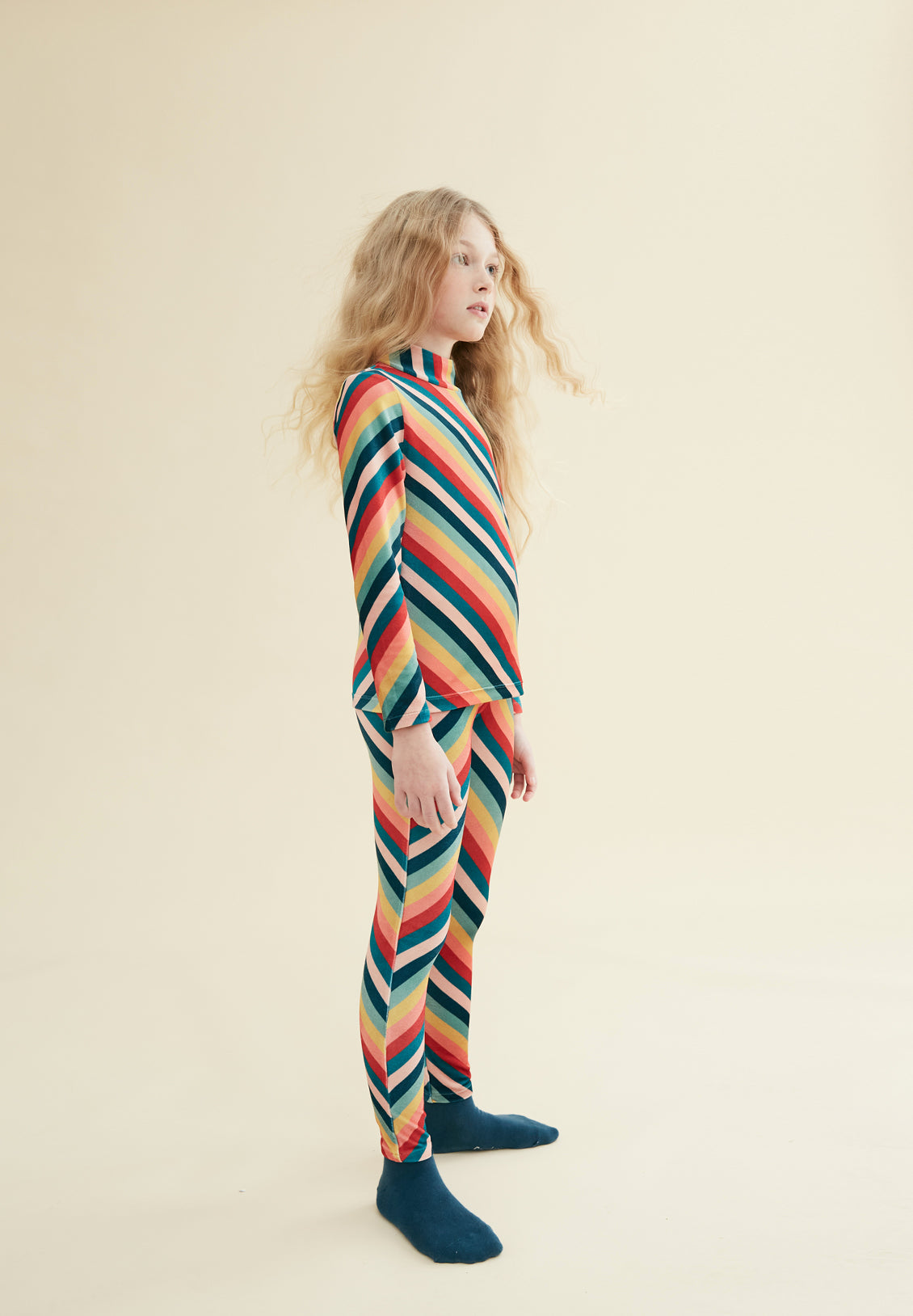 Zara best sale striped leggings